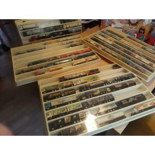 Modelvrachtauto diverse soorten 76 stuks