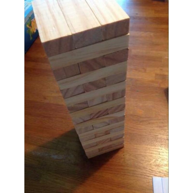 Bouw blokjes van hout 3 sets (veel) Jenga Tumble Tower
