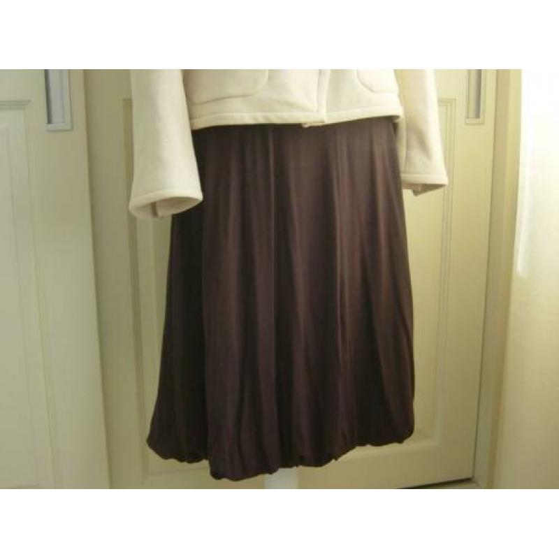 Tricot Rok Maat:L KIeur: bruin