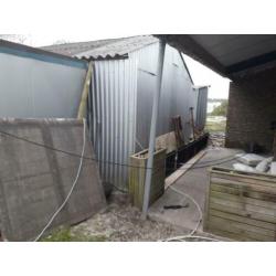schuur garage 6x9, 4x6 en 4,5x9 120 m2 garagedeur schuifdeur
