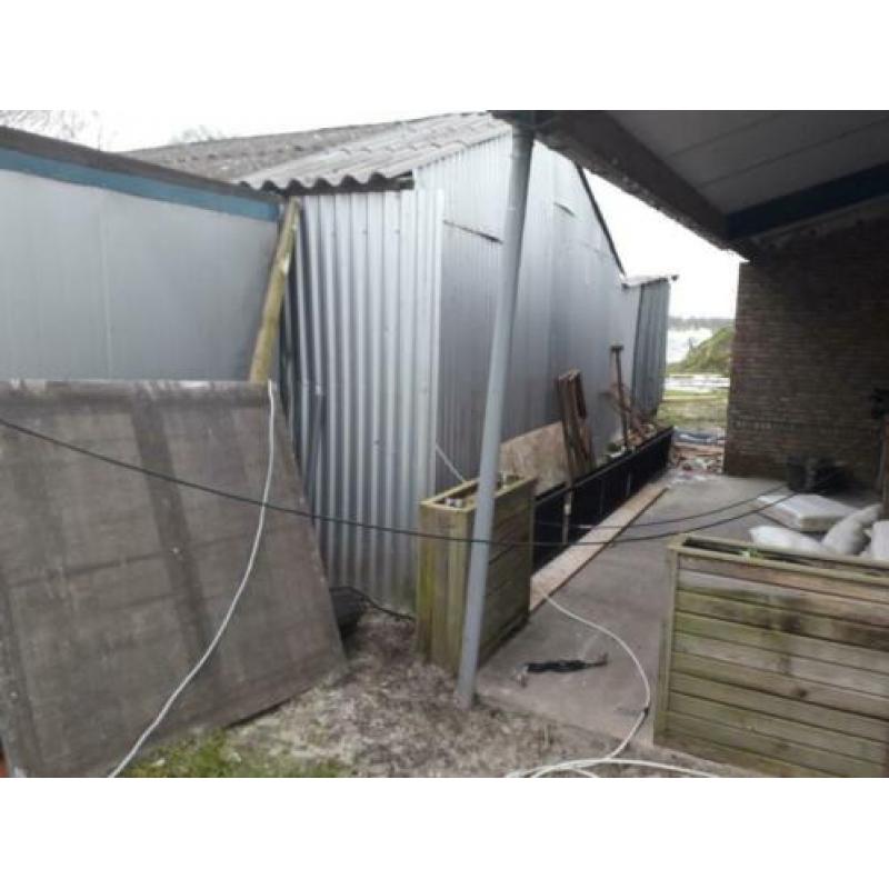 schuur garage 6x9, 4x6 en 4,5x9 120 m2 garagedeur schuifdeur