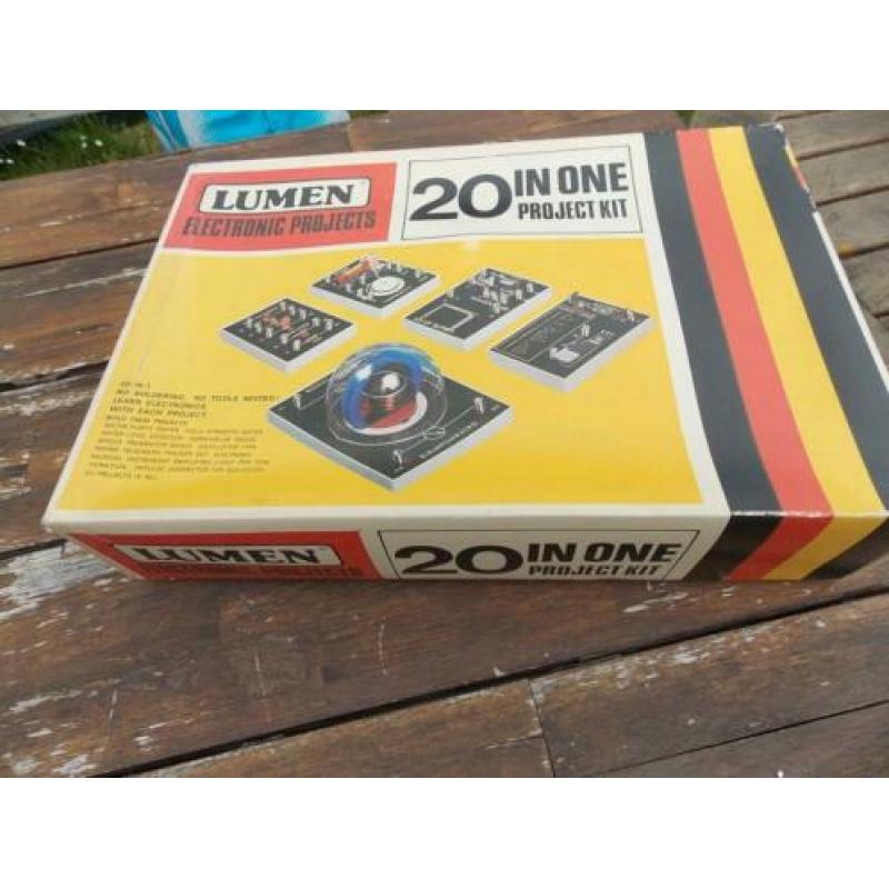 Lumen electronic projects 20 in 1 project kit doos met elect