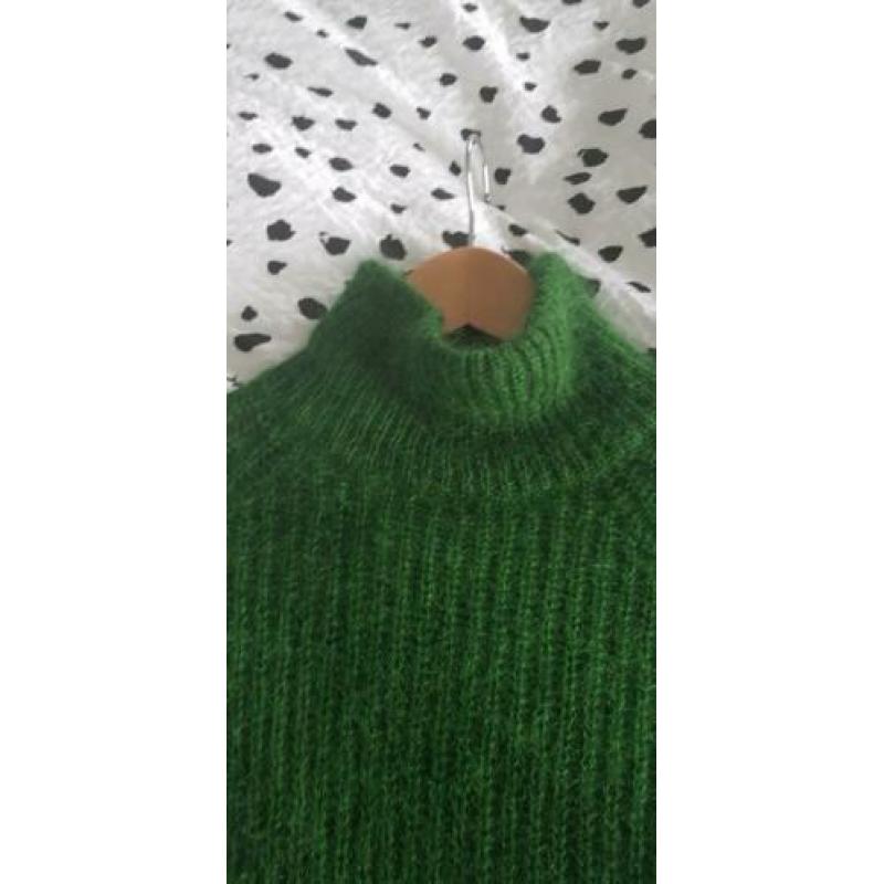 Cos groene coltrui trui mt XS S