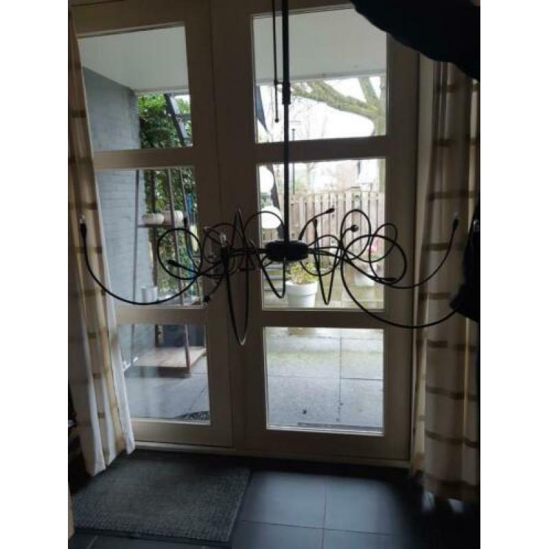 hanglamp spinmodel met lichtdimmer werkt uitstekend
