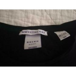 Nik & Nik zwart shirt maat 164 - 176 (16) Nik en Nik