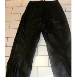 leren dames motorbroek maat 40