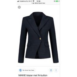 Nieuwe blazer van Nikkie maat 34