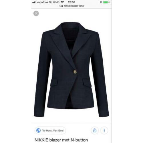 Nieuwe blazer van Nikkie maat 34