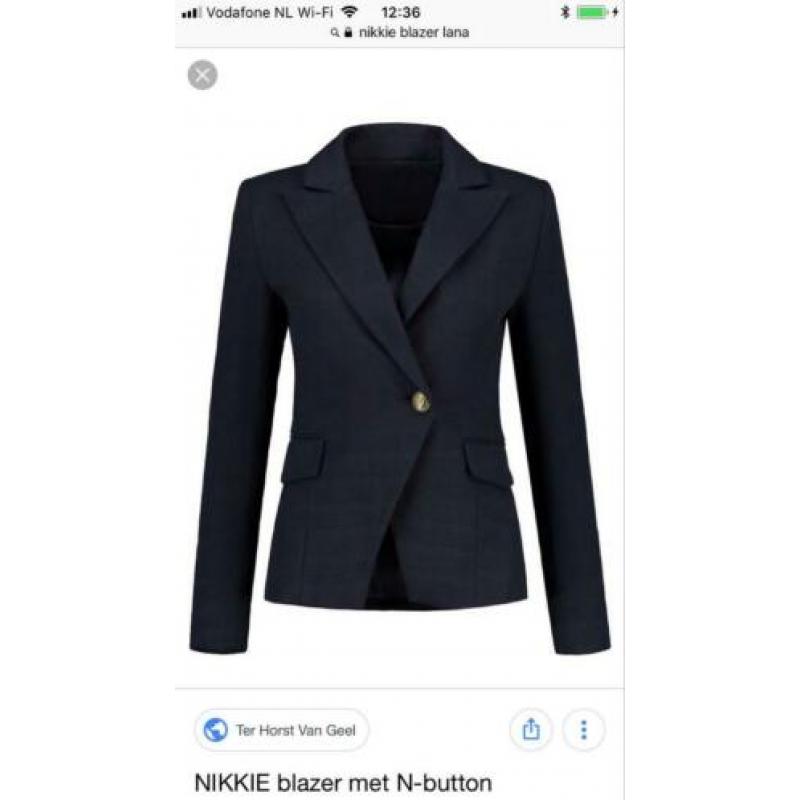 Nieuwe blazer van Nikkie maat 34