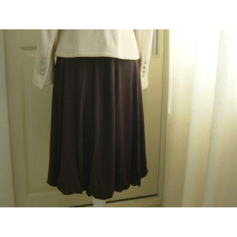 Tricot Rok Maat:L KIeur: bruin