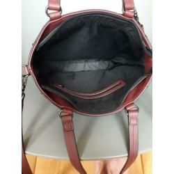 Mooie bordeaux rode trendy tas