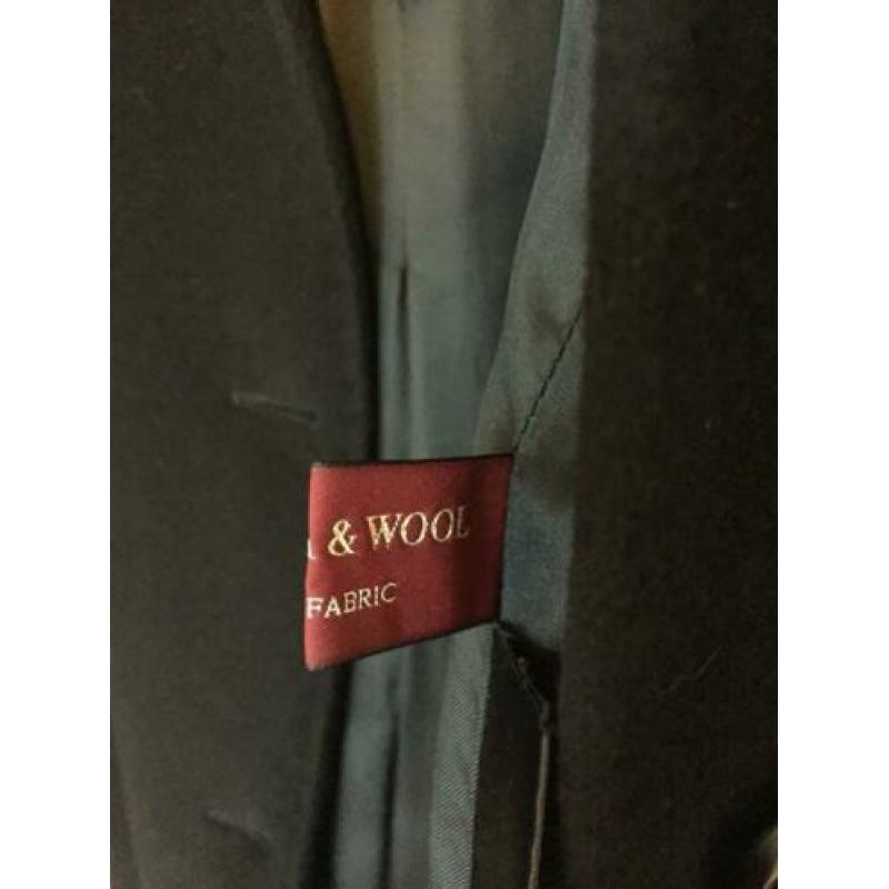 Zgan. Prachtige lange wollen jas / mantel van Erre ( L-XXL)