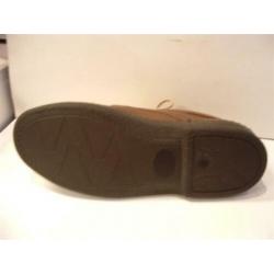 Bruin leren veterschoen 44