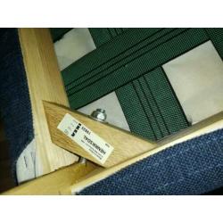 4x ikea HENRIKSDAL stoel, of stoelhoes, blauw (Sanne blauw)