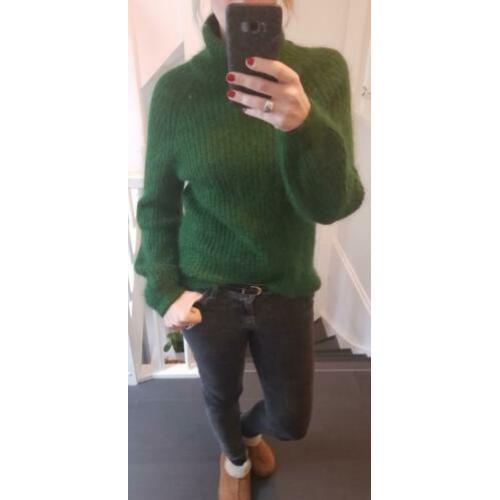 Cos groene coltrui trui mt XS S
