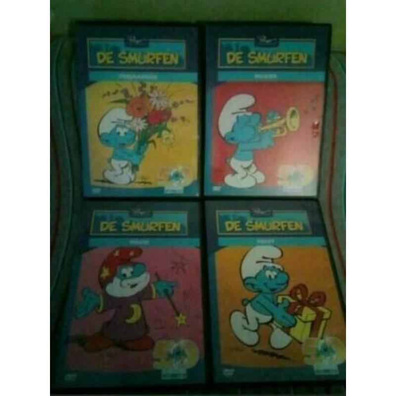 10 smurfen dvd's