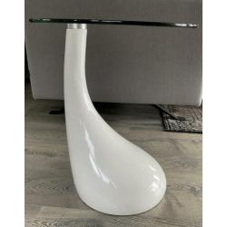 VidaXL salontafel druppel wit