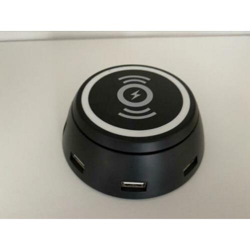 Universele draadloze oplader met USB aansluiting