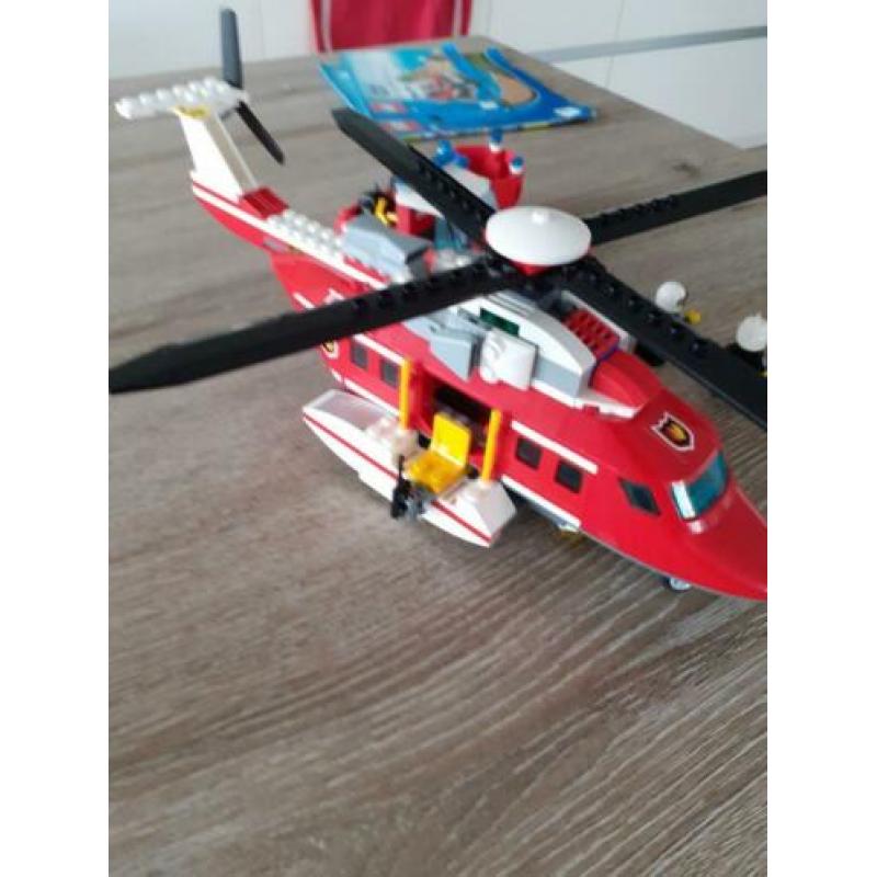 Lego city Fire helikopter/Brandweerhelikopter 7206