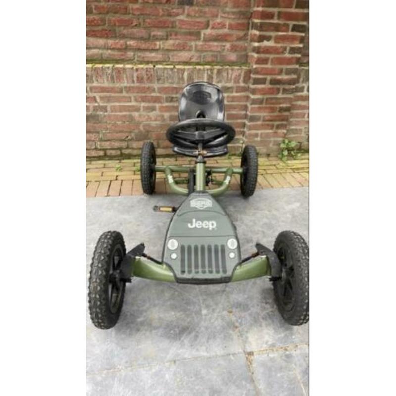 Berg Buddy Jeep met aanhanger