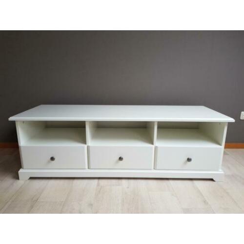 Tv meubel Ikea Liatorp wit met laden