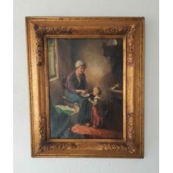 H. Endlich (20ste eeuw) - Olieverf op doek - 1950