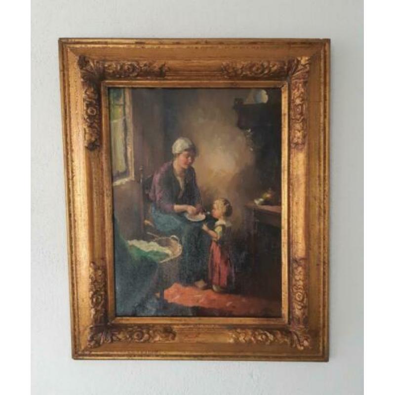 H. Endlich (20ste eeuw) - Olieverf op doek - 1950