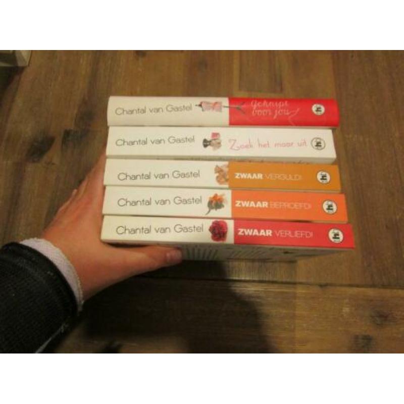 5x Chantal van Gastel Zwaar trilogie zoek uit geknipt samen