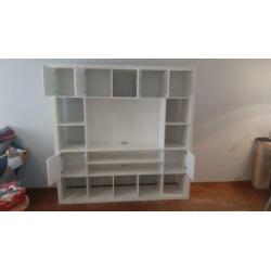 Wit IKEA TV kast, Kallax, Expedit, 5x5