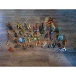 Veel soorten dinosaurussen 48 stuks