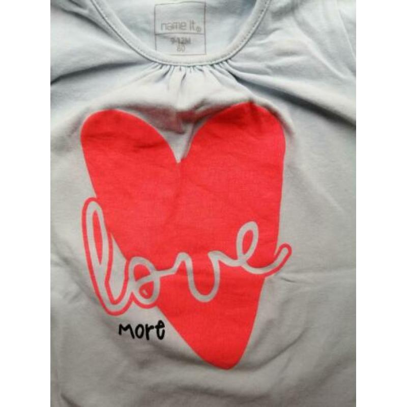 Name it t-shirt shirt korte mouw meisje zomer maat 80