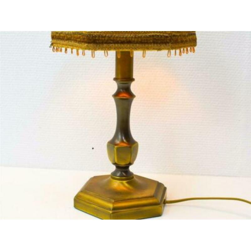 Brocant messing lamp tafellampje 80166
