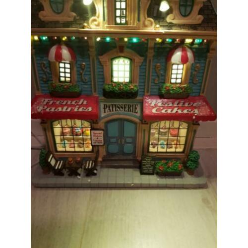 Lemax French Pastries Facade kerstdorp