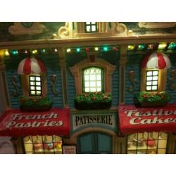 Lemax French Pastries Facade kerstdorp