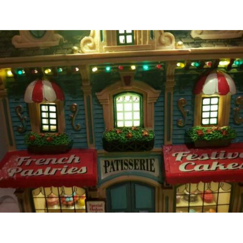 Lemax French Pastries Facade kerstdorp