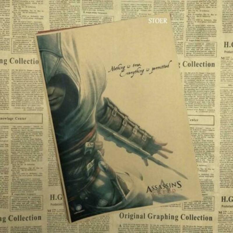 Assassins Creed Assassin's Creed poster connor figuur games