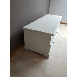 Tv meubel Ikea Liatorp wit met laden