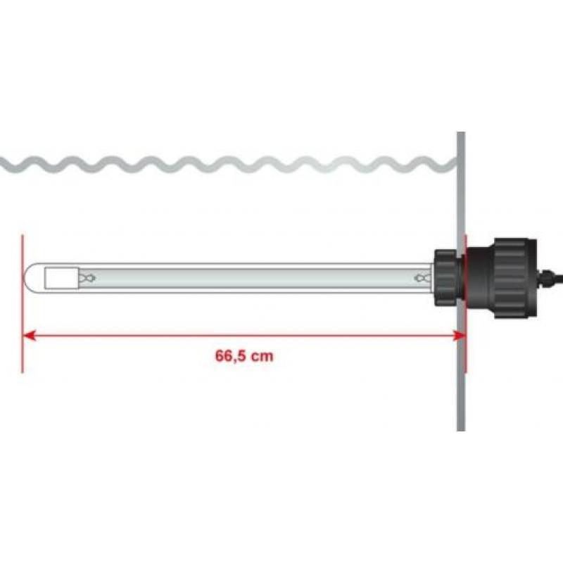 Filtreau dompel UVC | 80 watt | Amalgaam