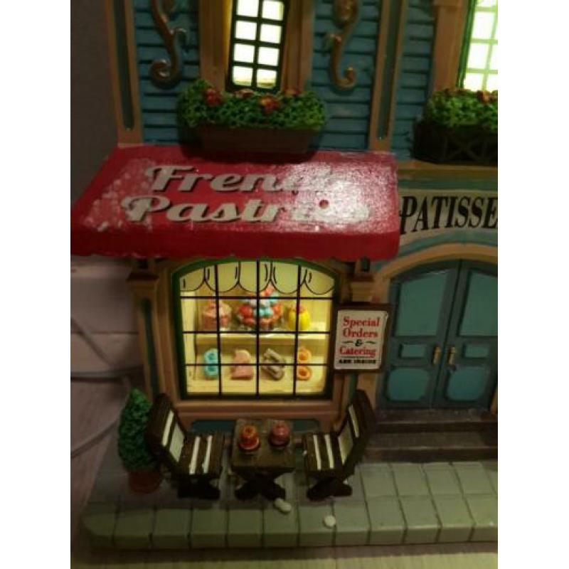 Lemax French Pastries Facade kerstdorp