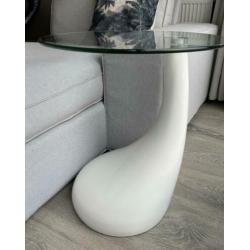 VidaXL salontafel druppel wit