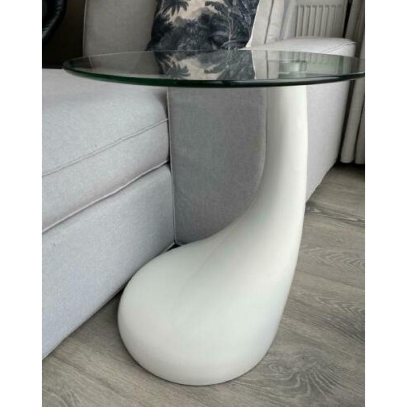 VidaXL salontafel druppel wit