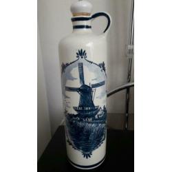 Bols Delfts Blauw jeneverkruik met inhoud