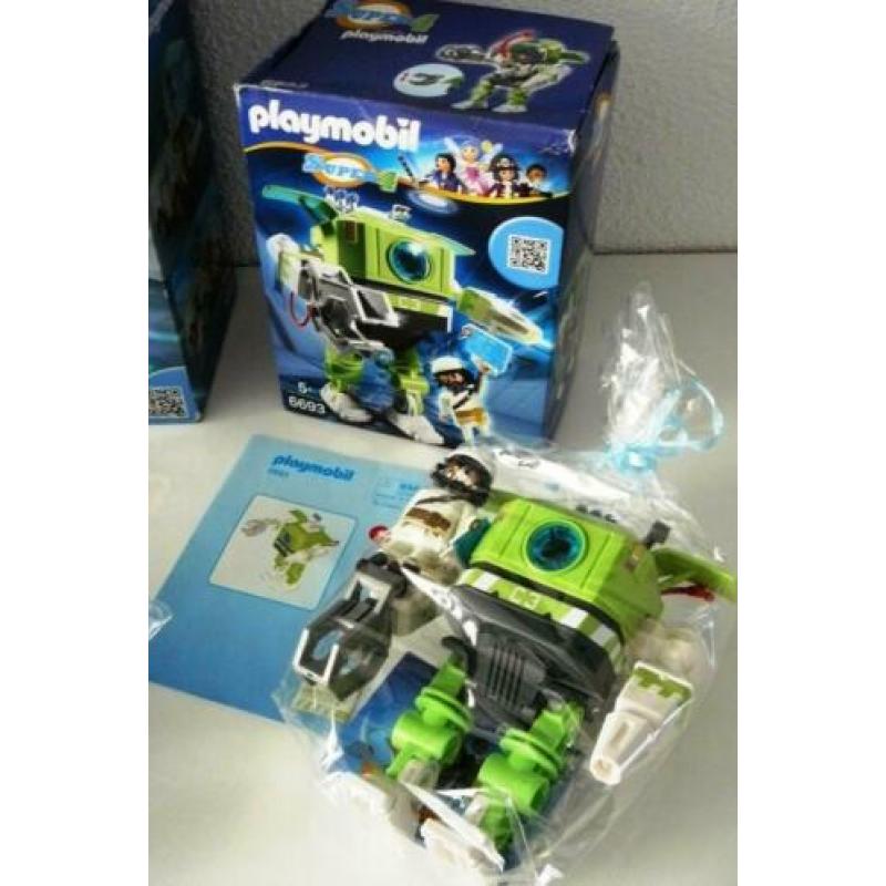 NIEUW STAAT Playmobil Super 4 Techno 6692 + 6693