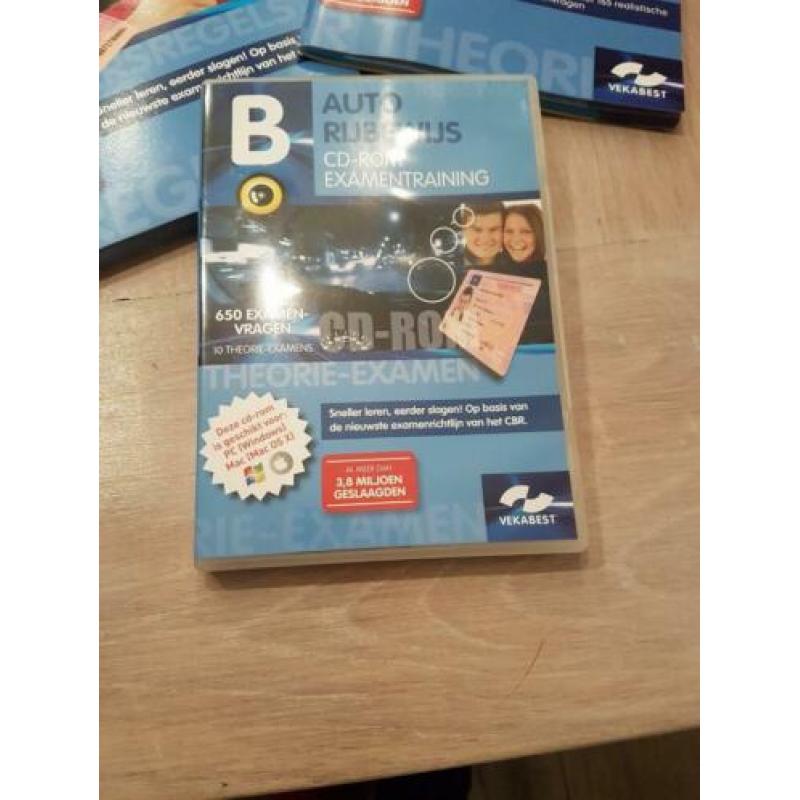Theorieboeken en cd-rom autorijbewijs
