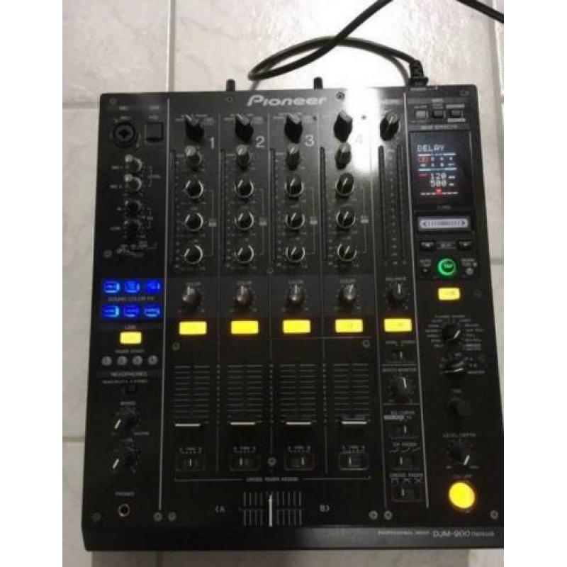 DJ-Komplett Set 2xTechnics 1210 M3D+1xPioneer DJM-900 NXS+Zu
