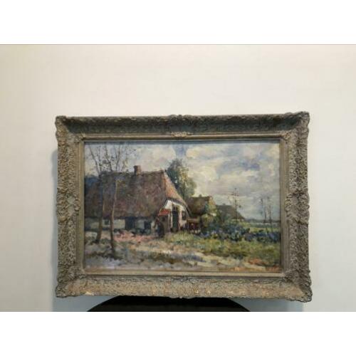 Schilderij van Jan Harm Wijns 60x40 cm olieverf