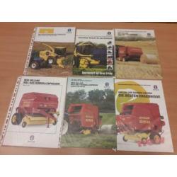 New holland duitse trekker, combine folders 22 stuks