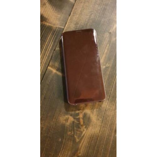 Clear view cover Samsung Galaxy S9 paars