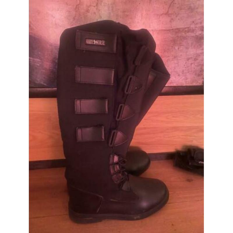Te koop thermo rij laarzen en paardrijbroek