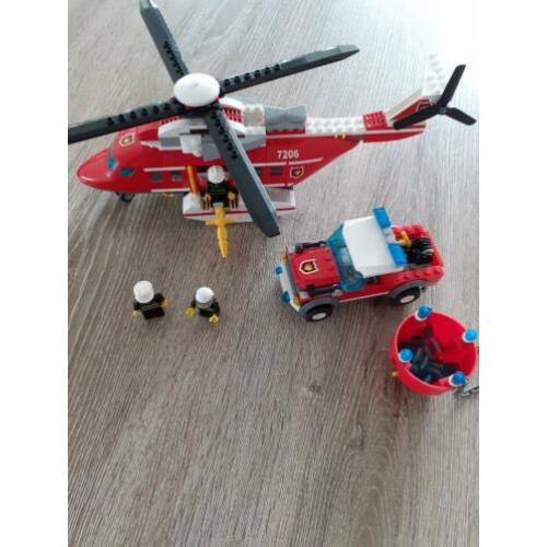 Lego city Fire helikopter/Brandweerhelikopter 7206